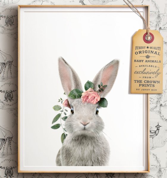 Кролик в скандинавском стиле