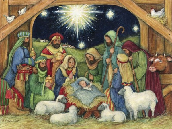 Рождение Иисуса Христа в вертепе