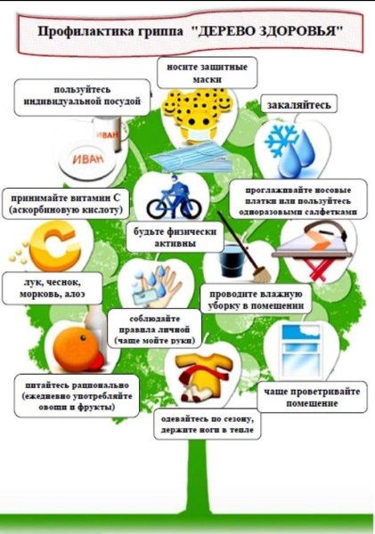 Профилактика ОРВИ гриппа и коронавируса