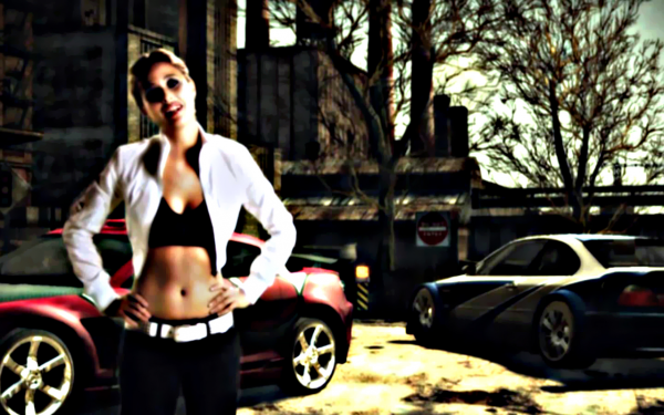 Джози Маран в Нижнем белье need for Speed