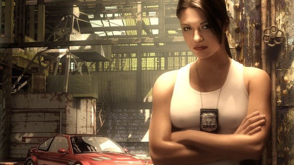 Need for Speed most wanted 2005 девушка