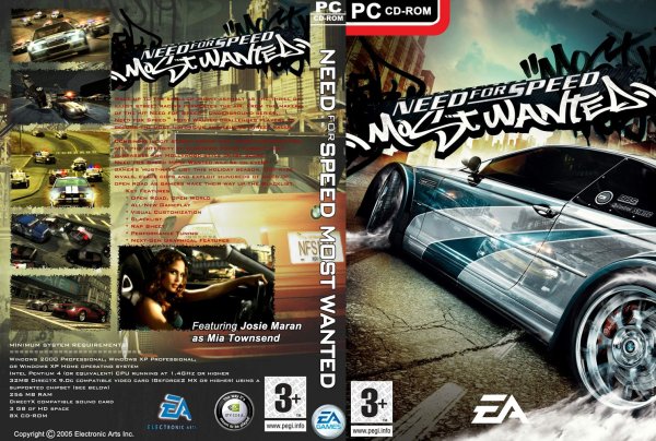 NFS most wanted 2005 диск с игрой