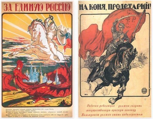 Плакаты белой армии в гражданской войне