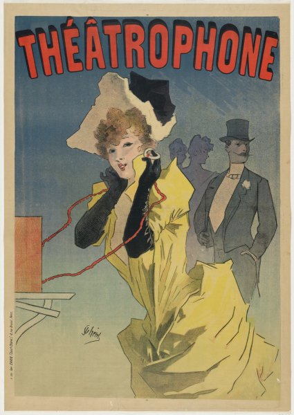 Француз Жюль Шере плакат