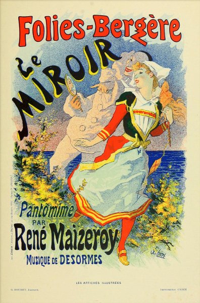 Француз Жюль Шере плакат