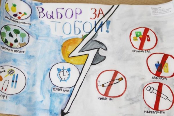 Плакат здоровый образ жизни