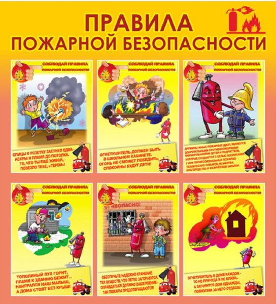 Пожарная безопасность для детей
