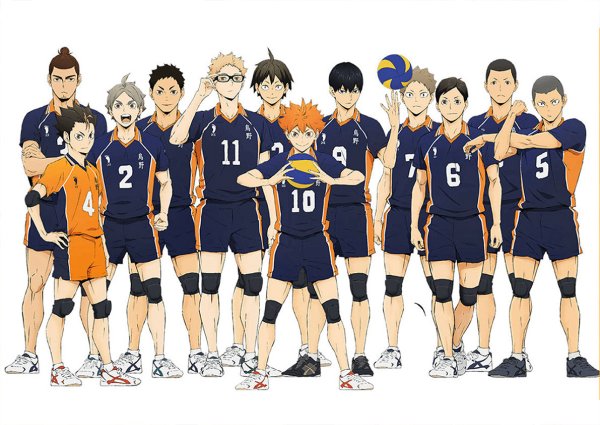 Волейбол команда Карасуно