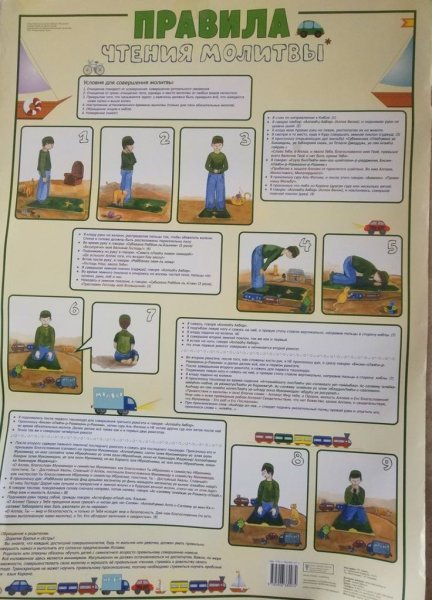 Обучающий коврик для намаза