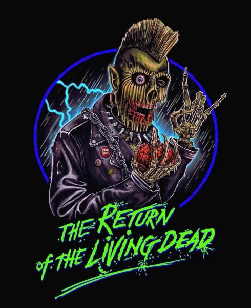 Возвращение живых мертвецов фильм 1985 Постер