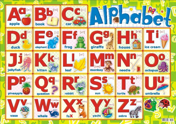 Английский алфавит для детей
