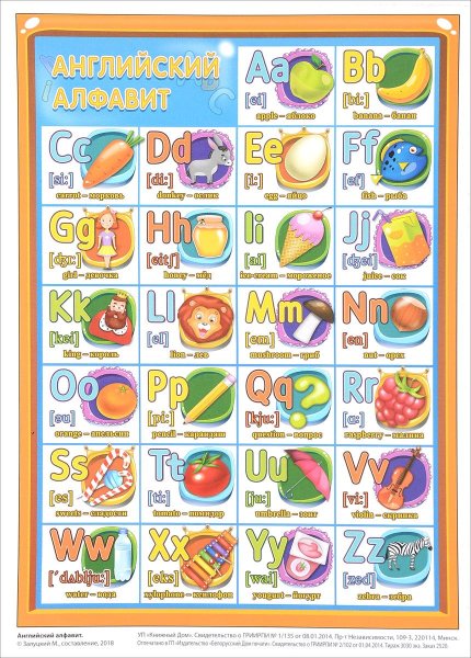 Английский алфавит