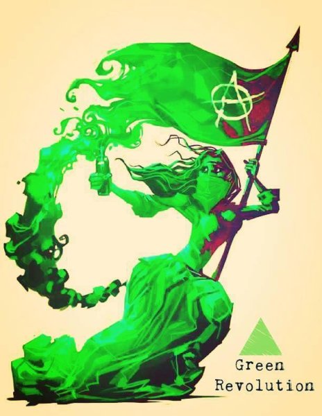 Плакат партии зеленых в Германии