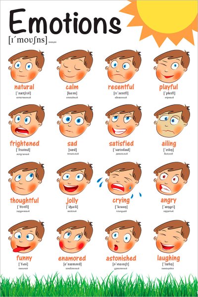 Разные эмоции в картинках