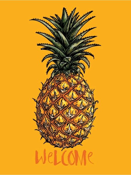Ананас плакат