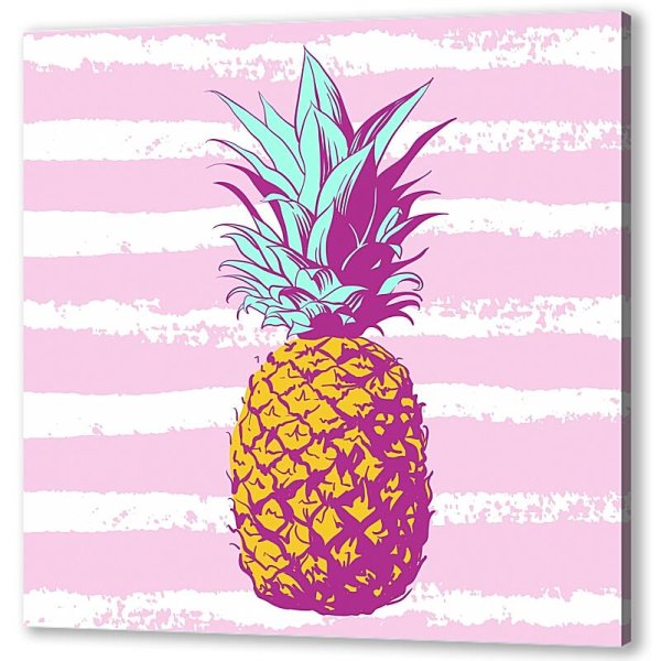 Постеры с ананасом в интерьере