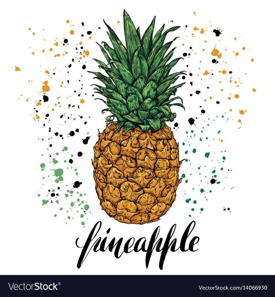 Постеры для кухни ананас