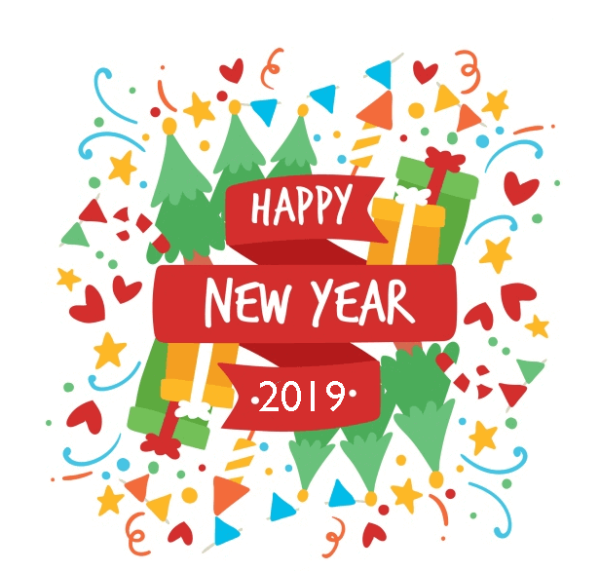 Happy New year рисунок