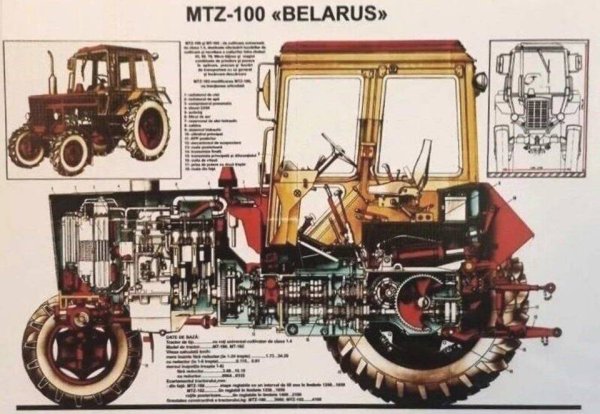 Тормоза МТЗ 1221 схема