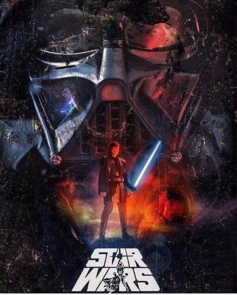 Киноплакат Звёздные войны