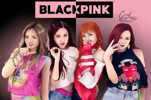 Группа BLACKPINK постеры
