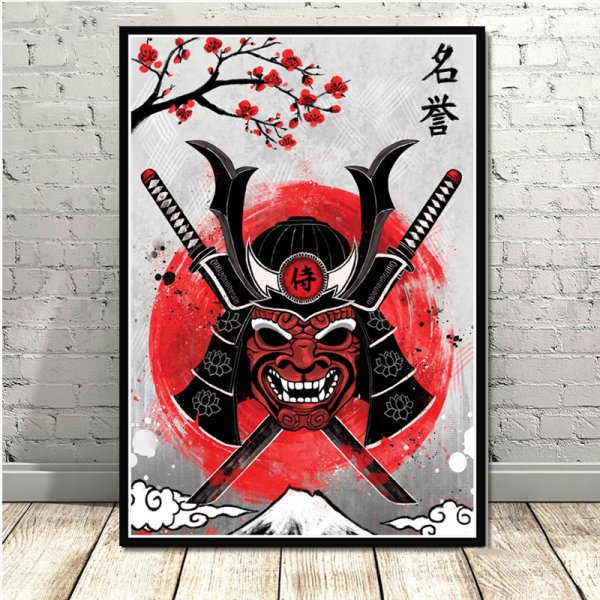 Постер Самурай на стену