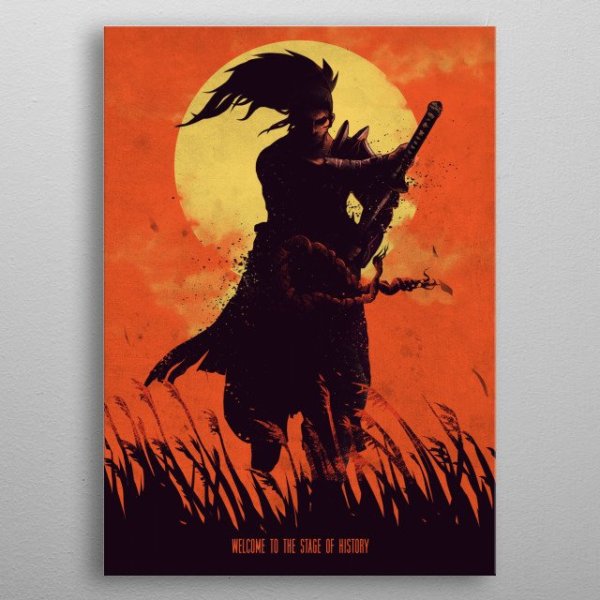 Самурай арт Постер