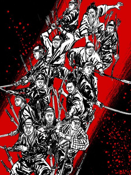 Самурай коллаж