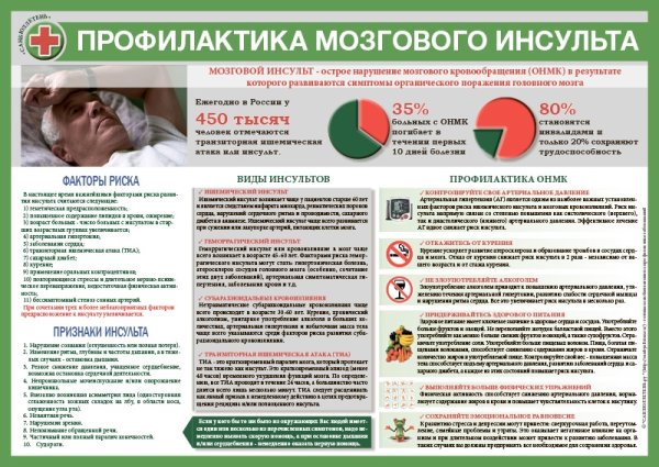 Инсульт катастрофа для организма санпросвет работа