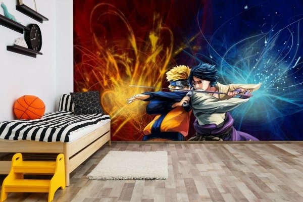 Комната в стиле Наруто