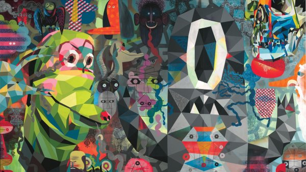 Абстрактный коллаж