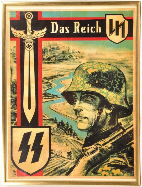 Фашистские плакаты гитлеровской Германии