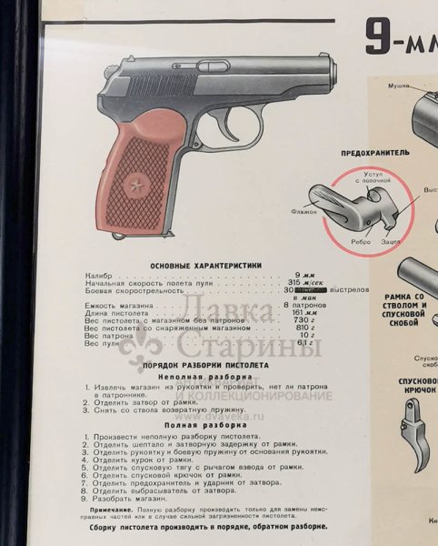 9 Мм пистолет Макарова стенд
