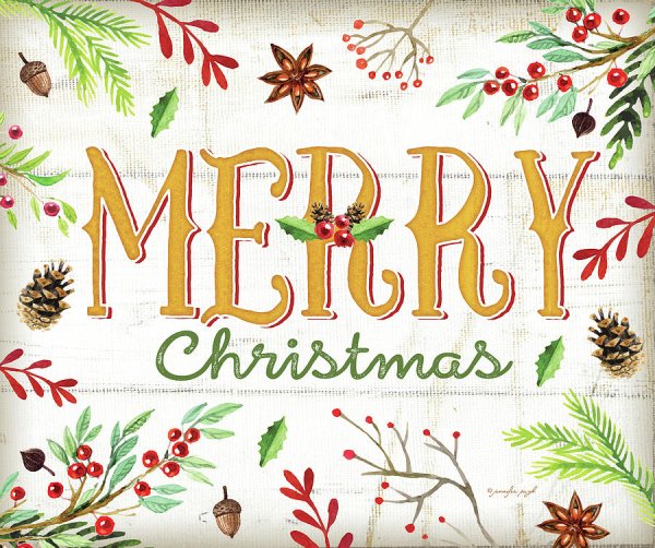 Merry Christmas принт