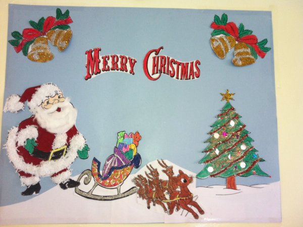 Плакат Мэри Кристмас