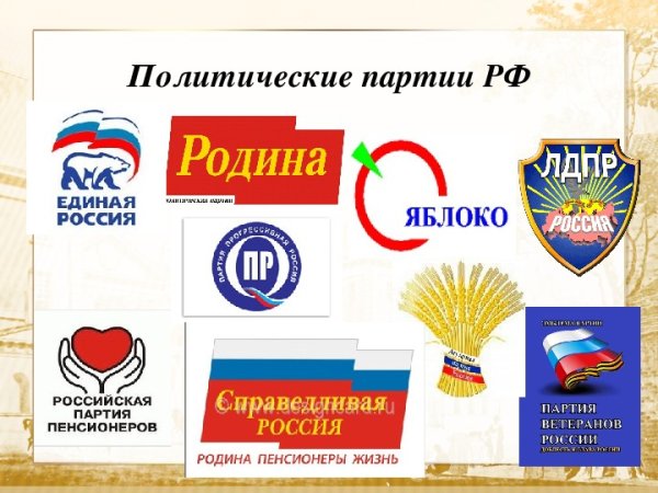 Политическеи партии Росси