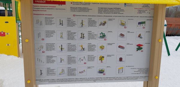 Стенды для детских площадок