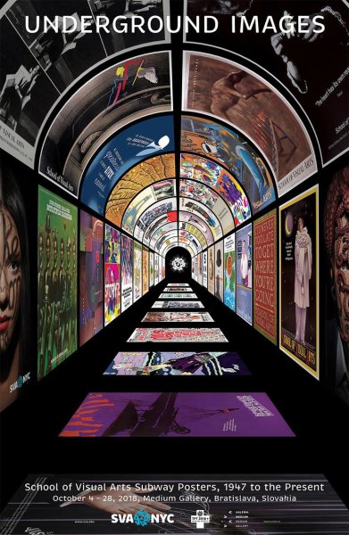 Постер с лондонским метро