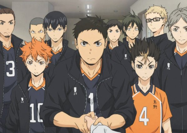 Haikyuu эмблема Карасуно