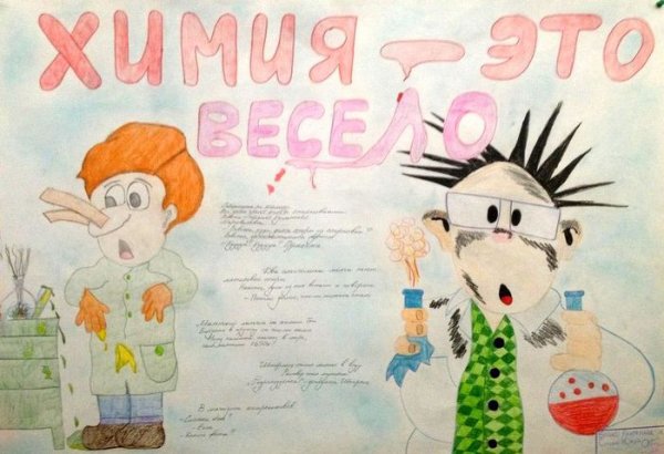 Неделя химии плакат