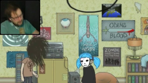 Плакаты из Салли фейс в комнате Ларри