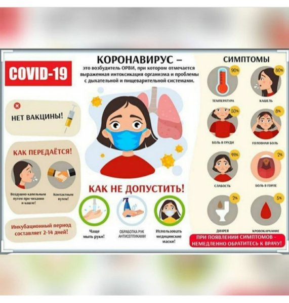 Коронавирус памятка для детей