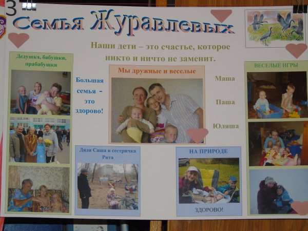 Стенгазета семейные традиции