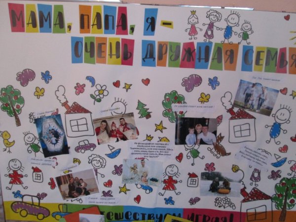 Плакат семейные традиции