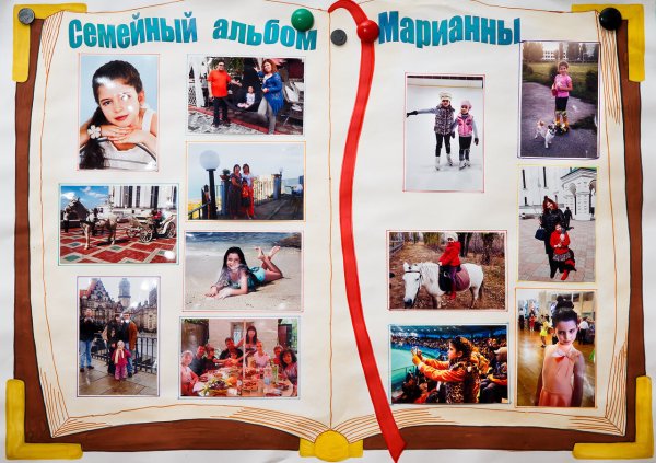 Плакат семья для детского сада