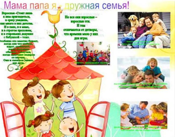 Плакат. Моя семья.