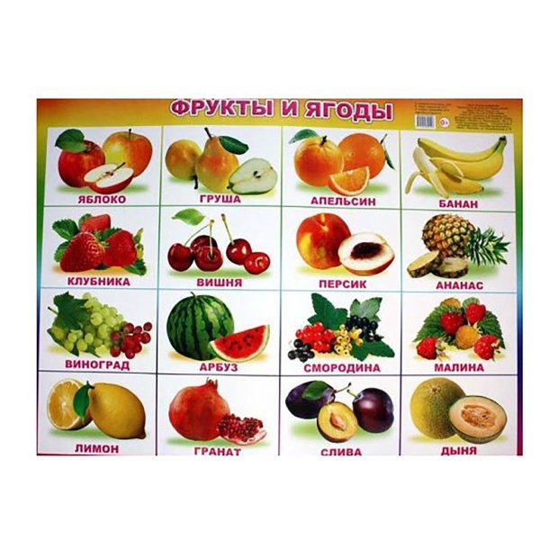 Карточки. Фрукты