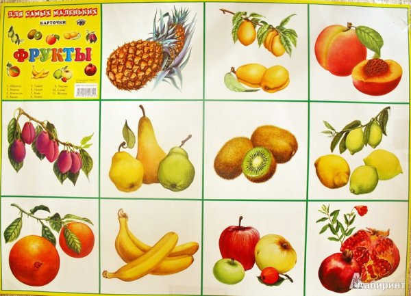 Фрукты для детей дошкольного возраста