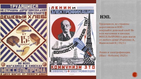 НЭП плакаты 1921