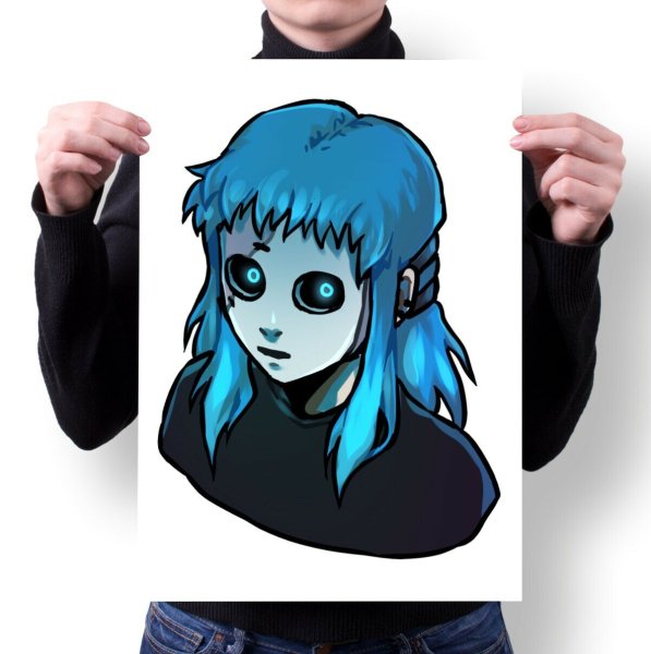 Салли фейс Постер а4